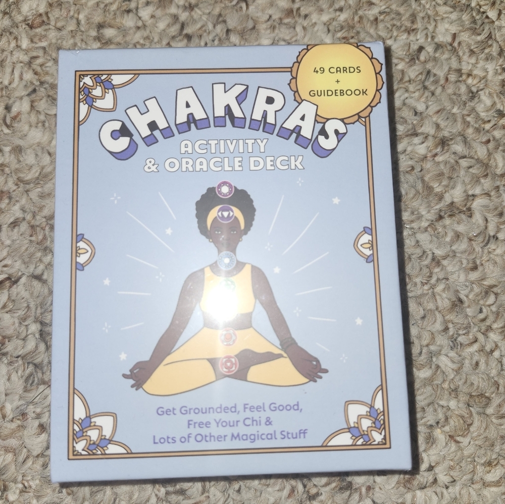 Knock Knock Chakras Activity & Oracle Deck - Blue and Yellow